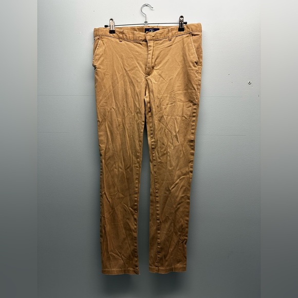 Boys School Approved Uniform Tan Khaki Slacks Dress Pants 30/34 - Picture 1 of 3